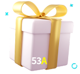 Receba seus bônus de boas-vindas no 53A