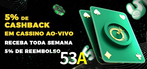 Promoções do cassino ao Vivo 53A